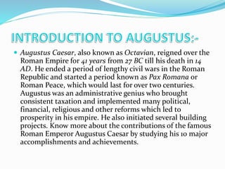 Реферат: Caesar Augustus Essay Research Paper Augustus was